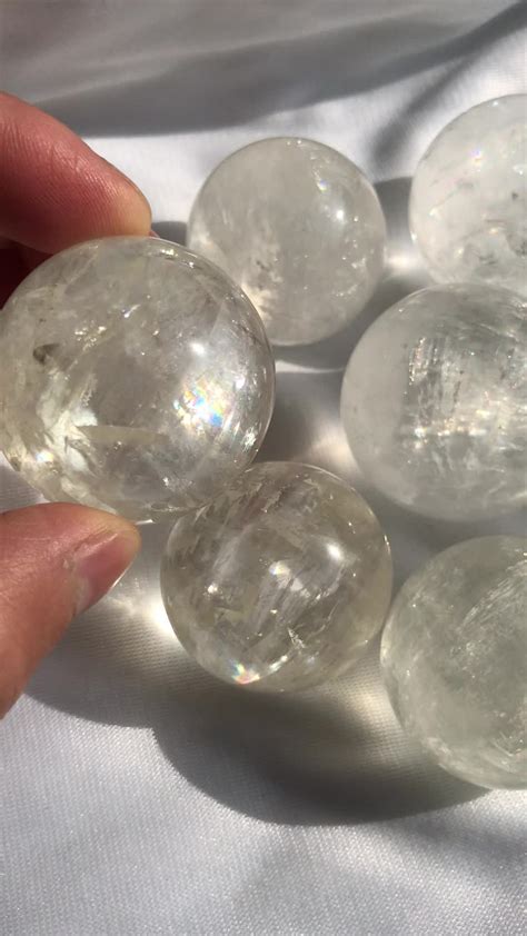 40mm clear crystal balls natural quartz crystal spheres for sale buy