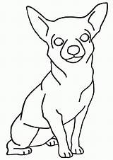 Chihuahua Bestcoloringpagesforkids Dxf sketch template