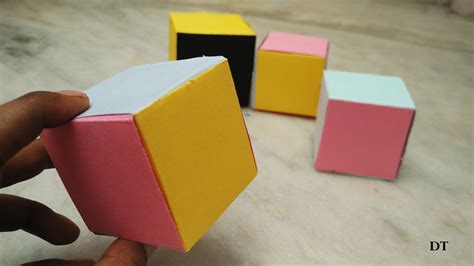 origami cube easy step  step method diarytale
