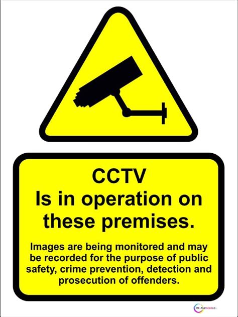 cctv sign cctv window sign   adhesive sticker amazoncouk