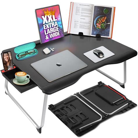 buy cooper mega table xxl extra large laptop lap desk  bed