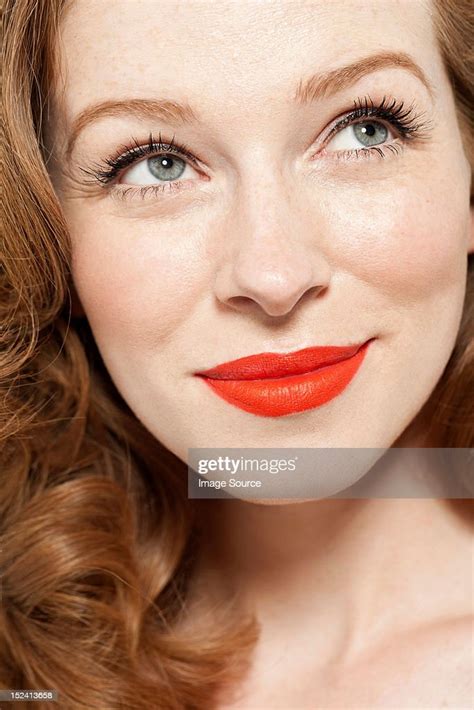 Woman Wearing Red Lipstick Photo Getty Images