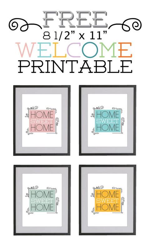 love  print home sweet home printable  printable wall art