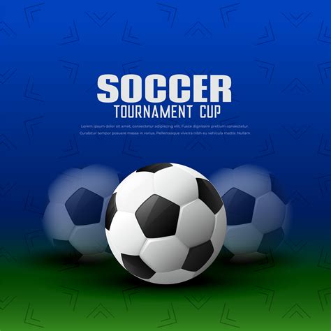 soccer tournament background  football design   vector art stock graphics