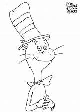 Hat Cat Dr Seuss Coloring Pages Draw Color Pdf Drawing Fish Getcolorings Printable Print Getdrawings Popular sketch template