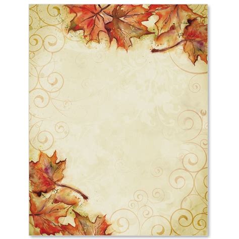 vintage fall border papers paperdirect borders  paper fall