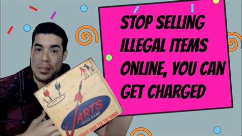 stop selling illegal items  locally    arrested
