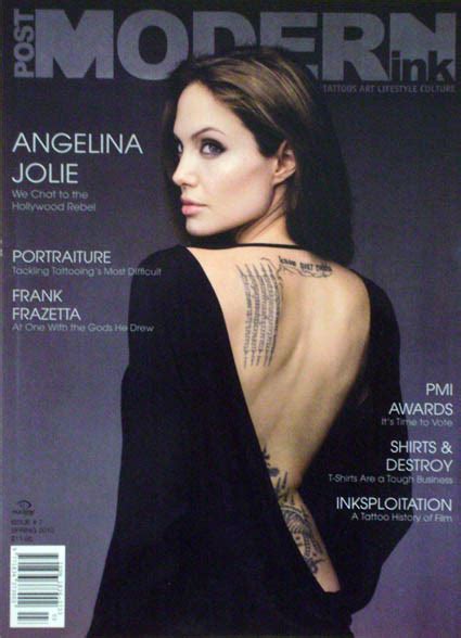 Tattoo Blog Angelina Jolie Tattoos In Wanted