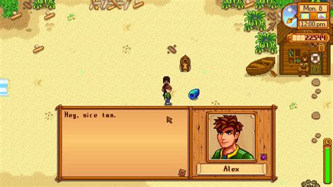 Stardew Valley Alex Guide Schedule Ts Marriage And