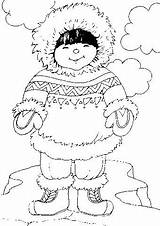 Eskimo Pages Coloring Kids Inuit Colouring Winter Imagen Stock Illustrations Choose Board Template sketch template