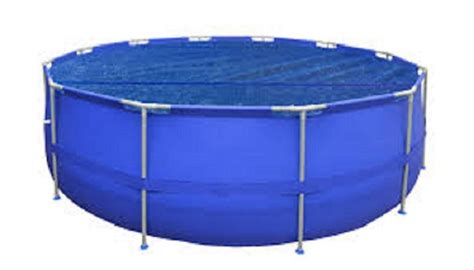 ft blue  floating solar cover  steel frame swimming pool walmartcom