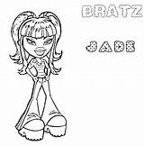 Bratz Jade Princess sketch template