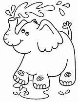 Mewarnai Gajah Binatang Kebun Hewan Pilihan Kartun Paud Taman Dekat Mengenal Diajak Semoga Lebih Murid sketch template