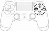 Controller Ps4 Playstation Coloring Drawing Pages Console Xbox Colouring Gaming Outline Template Sketch Getdrawings Print Search Again Bar Case Looking sketch template
