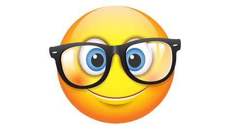 nerd face emoji   means