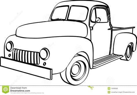 vintage vehicles  color google search truck coloring pages