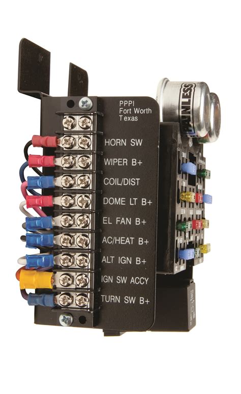 painless wiring  universal  circuit fuse block  wiring ebay