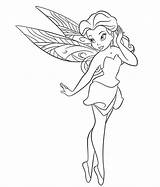 Kleurplaat Kleurplaten Elfje Elfen Feeën Tinkerbell Fee Tekening sketch template