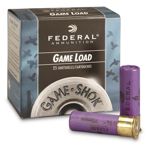 federal game load  gauge    oz shotshells  rounds   gauge shells