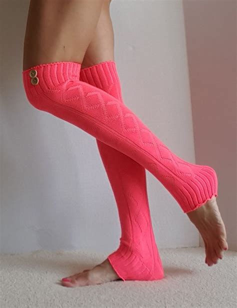 Wholesale Solid Color 100 Acrylic Knee High Sex Girl Leg Warmers Buy