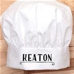 personalized kids chef hat chef  training