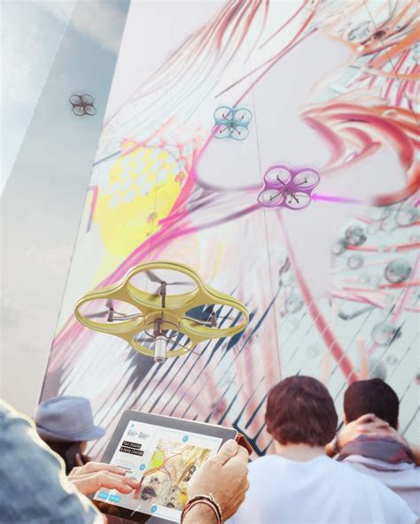 graffiti  drone team  spray painting uavs   huge mural  berlin weburbanist