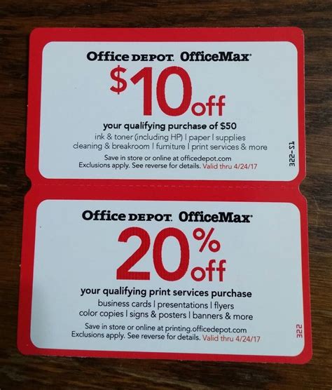 office depot officemax coupons gift cards coupons coupons ebay