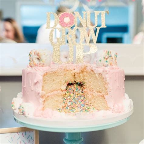 cutest theme for a first birthday donut grow up and this cake yum