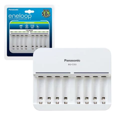 Panasonic Eneloop 8 Bay Aaa And Aa Battery Charger For Nimh Batteries