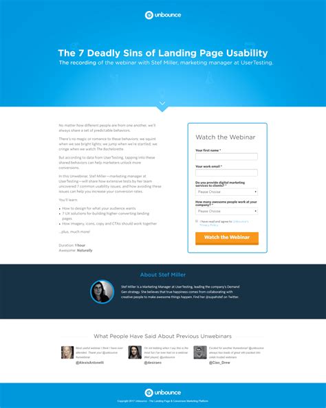 webinar landing page examples     daniel waas