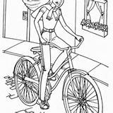 Bicicleta Andando sketch template
