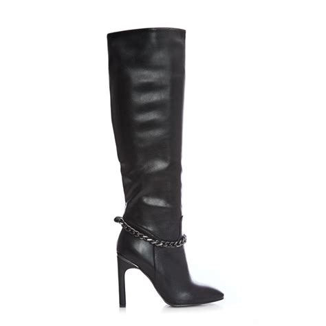zoey black porvair boots from moda in pelle uk