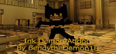 ink demon addon ink bendy v1 11 minecraft pe mods and addons