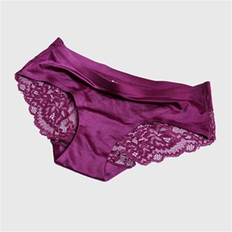 Luxury Pearlescent Cloth Lace Stitching Sexy Panties Cjdropshipping