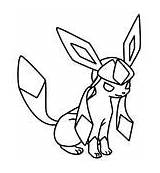 Glaceon Rockruff Eevee Lineart Favourites sketch template