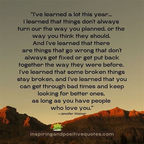 ive learned  lot  year inspiring  positive quotes