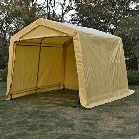 outdoor xxft carport canopy tent car storage shelter garage  sidewall walmartcom