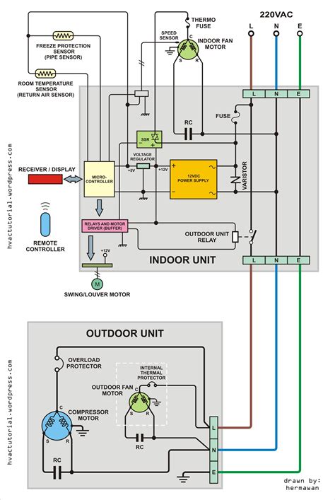 aircon thermostat wiring diagram