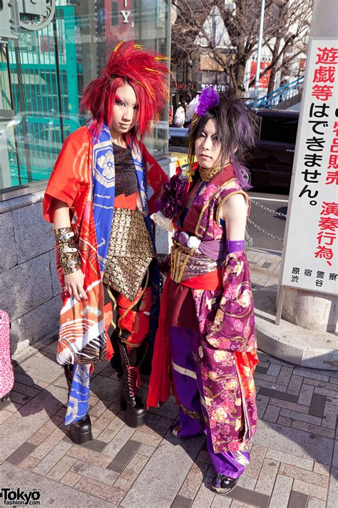 harajuku kimono gothic punk mix street style tokyo fashion news