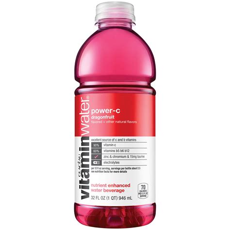 vitamin water power  dragonfruit water beverage  fl oz walmartcom