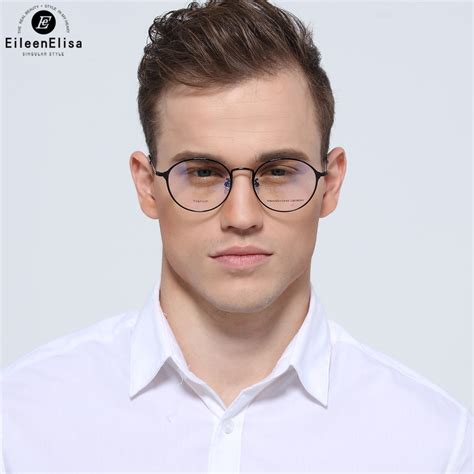 ee fashion titanium glasses frame men brand designer