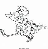 Hockey Coloring Pages Goalie Nhl Getcolorings Getdrawings Colorings sketch template