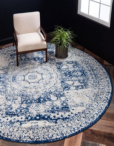rugscom dover collection rug  ft  navy blue  pile rug