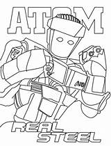 Steel Real Coloring Atom Robot Pages Boy Noisy Drawing Acero Robots Zeus Gigantes Party Birthday Boys Puro Para Colorear Theme sketch template