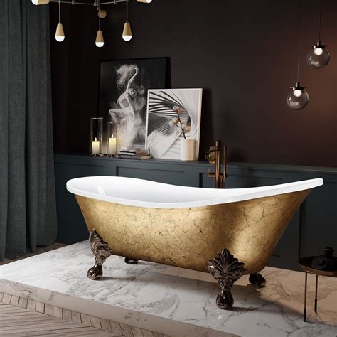 clawfoot bathtub acrylic bathtub modern flat bottom stand  tub luxurious spa tub