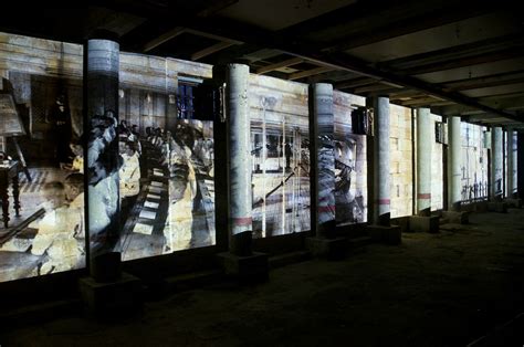 wall projection installation     convict built flickr