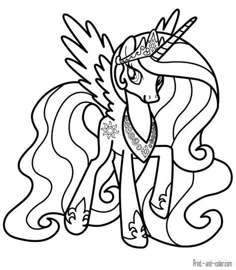 pony coloring pages print  colorcom   pony