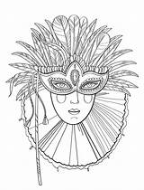 Gras Mardi Coloring Pages Mask Carnival Masks Printable Zum Lady Beautiful Carnaval Ausmalen Adults Coloriage Mandala Masken Adult Masque Template sketch template