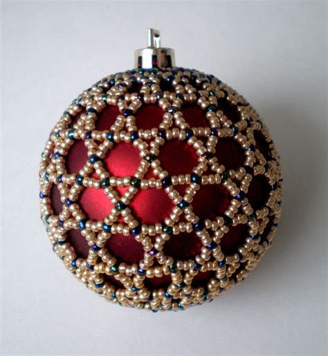 beading christmas ornaments jewelery images  pinterest