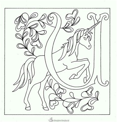 unicorn hearts coloring pages sketches color